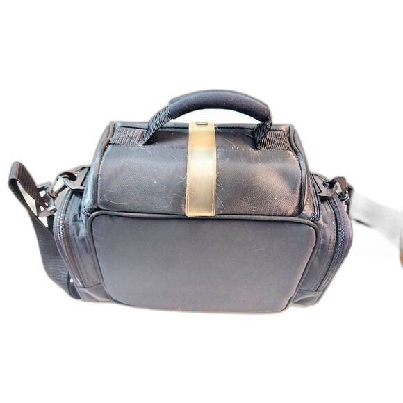 Ambico Camera Bag V-6508 w/ Strap, Shoulder Pad, Adjustable Compartments, Pocket - Picture 2 of 4